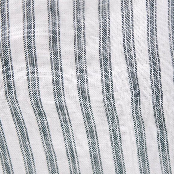 NEW Reformation Phillipa Linen Mini Dress in Antibes Stripe Blue White | size 4 - Picture 4 of 12